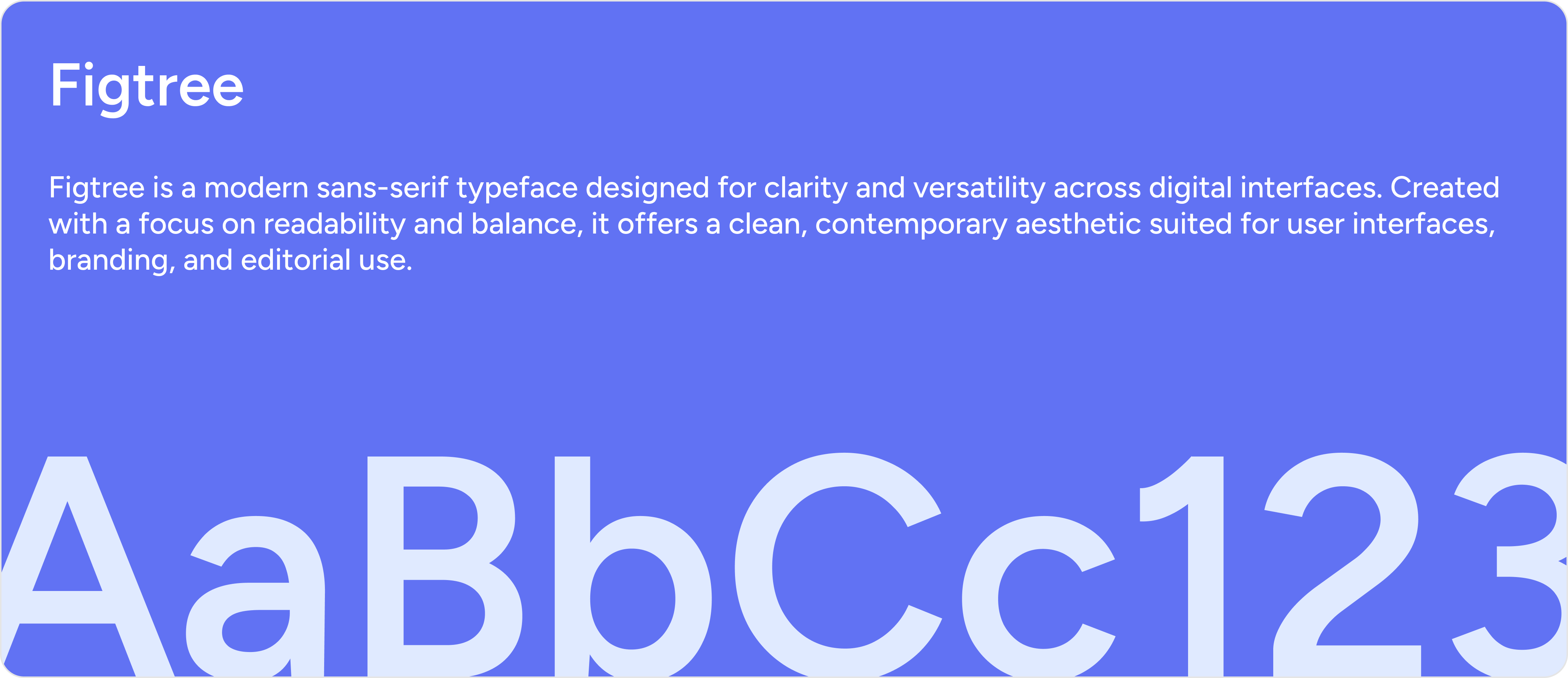 Fitree typography